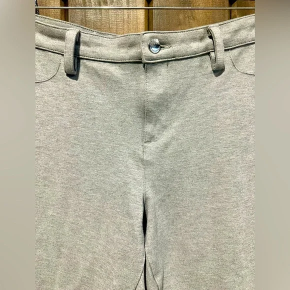 EUC Calvin Klein Light Gray Skinny Ankle Stretch Pants Sz L - Picture 3 of 16